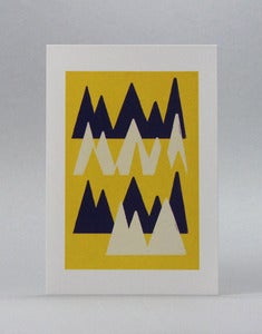 Image of Yellow Slalom Card