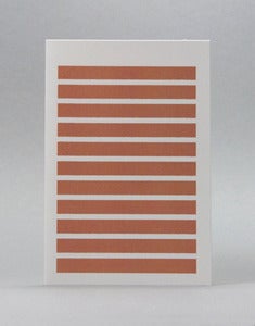 Image of Rust Stripetown Card