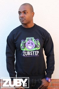 Image of Zubstep Crew Neck Sweatshirt - Black