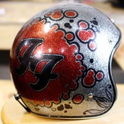 Image of Foo Fighters - Hand Inked Helmet