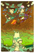 Image of Gitaroo Man "Legend" Print!