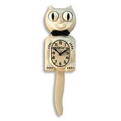 Image of CREAM KIT CAT CLOCK