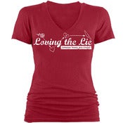 Image of Someone Wants You Dead in Red Girls T-Shirt