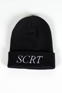 T-shirt design SCRT Beanie - Black