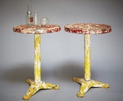 Image of gueridons ou table tolix / Tolix table or pedestal