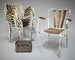 Image of fauteuils de bistrot tolix / tolix bistro chairs