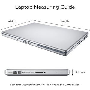 Image of MacBook Computer Case with Pocket: 11 13 14 15 17 18 Inch: Gray & Pink Flower Shower