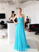 Image of Cinderella Silk Pleated Busiter Gown