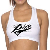 Image of PSOE Ladies Sport Top  (White/Black)