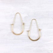 Image of good fortune small hoop