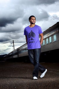 Image of PATTY MILLS in Purple Bling Tee