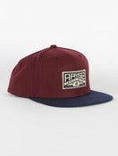 Image of TAB SNAPBACK- BURGUNDY/NAVY