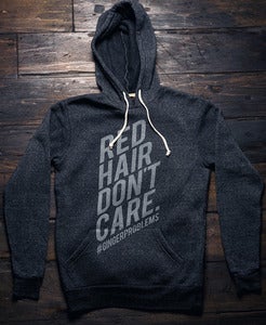 Image of Red Hair Don't Care Stack Hoodie
