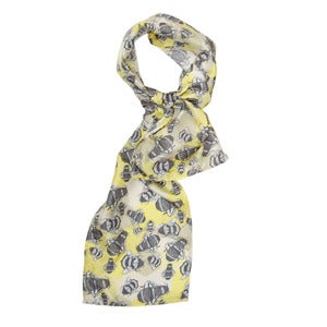 Image of Honey to the Bee - Long silk scarf