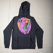 Image of Limited "Toxic Scream" Men's Hoodie - Navy Blue