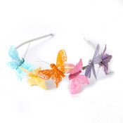 Image of Multicoloured Butterfly Headband