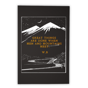 Image of MEN AND MOUNTAIN (PRINT)