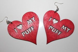 Image of I LOVE MY PUFF - Red