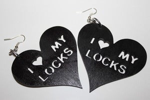Image of I LOVE MY LOCKS - Black