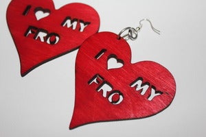 Image of I LOVE MY FRO - Red