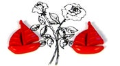 Image of Red Sailor Ship Earring