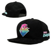 Image of NEW! Pink Dolphins "Waves" Corduroy Snapback Hat Collection