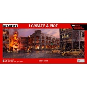 Image of "I Create A Riot-London" Limited Edition Giclee Print with Sticker Pack by Cosmo Sarson