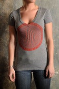 Image of Girly V-Neck Orb T-Shirt - FREE SHIPPING W/ OTHER ITEM! 