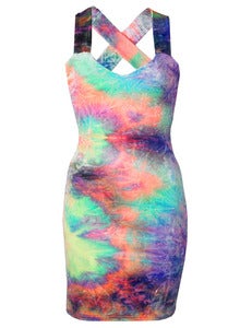 Image of COSMIC CRISSCROSS DRESS