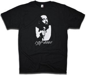 Image of George Carlin tribute tee by Backpage Press