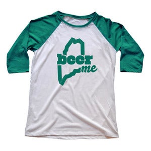 Image of BeerME - 3/4 Sleeve Raglan T-Shirt