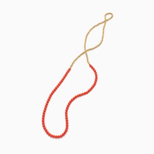 Image of Splice Strand of Beads | Coral + Golden