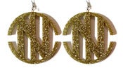Image of Golden Glitter Earrings