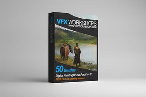 Image of VFX WORKSHOPS Digital Painting Brush Pack Volume-001