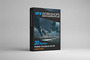 Image of VFX Workshops Realistic Cloud Brush Set CS6
