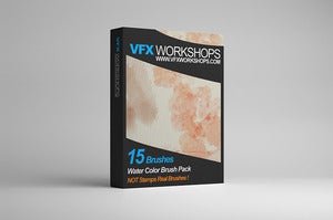 Image of VFX WORKSHOPS Digital Realistic Water Color Brush Pack