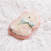 Image of Bunny Art Brooch