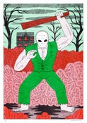 Image of Splatterhouse - A3 Risograph Print