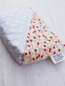 Image of Rain + Confetti large zip pouch