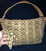 Image of Coffee Brown Handbag with Fringe