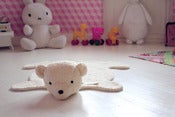 Image of Tapis ours blanc ♥