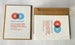 Image of  Letterpress Wedding Invitations 'Amber' // 2 Colour, Made to order