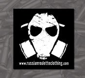 Image of Gas Mask Sticker 2 pack (4"x4")