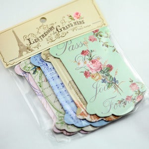 Image of French Vintage Cardboard Bobbins