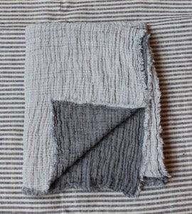 Image of Reversible Linen Throw