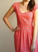 Image of fiji dress - red stripe