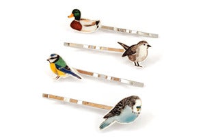 Image of Set of 4 Bird Hair Clips