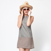 Image of scooter dress - brown