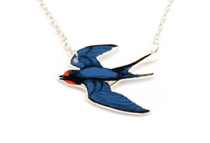Image of Flying Swallow Necklace