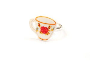 Image of Rose Tea Cup Ring
